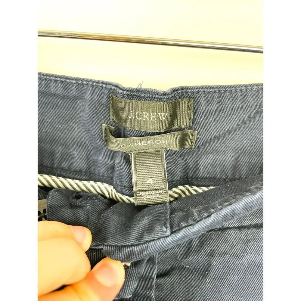J. Crew Cameron Navy Blue Work Pant Size 4